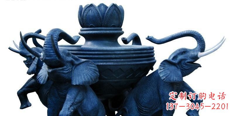 安阳中领雕塑:艺术大象铜雕