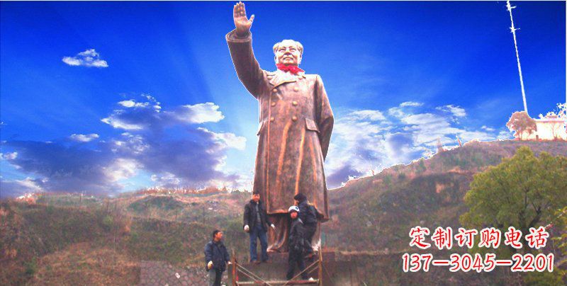 安阳大型毛主席伟人铜雕