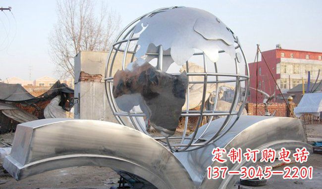安阳艺术地球,传承贵族气派的不锈钢雕塑