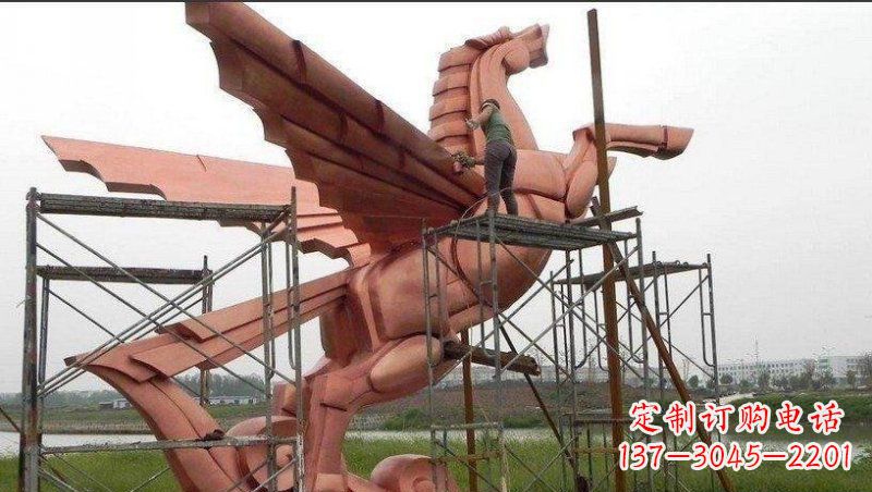 安阳飞马铜雕:完美艺术品