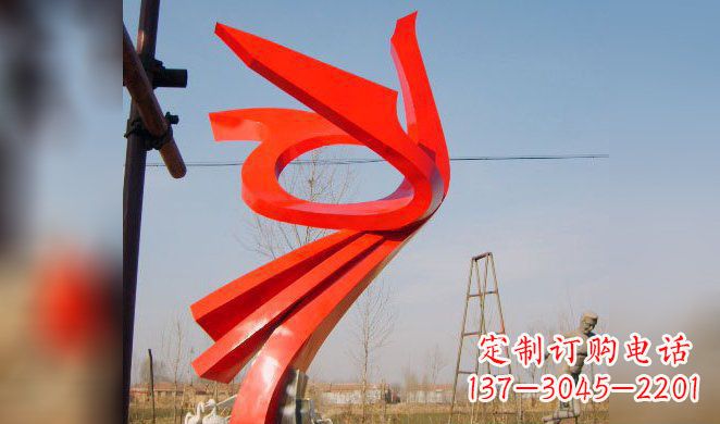 安阳高贵凤凰不锈钢雕塑