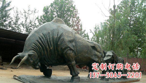 安阳铜雕牛雕塑-领雕塑定制