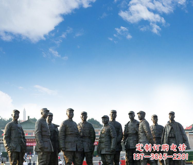 安阳传承红军英雄,让时光永流传的红军人物石雕