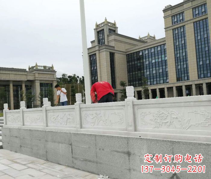 安阳精美大理石栏板雕塑