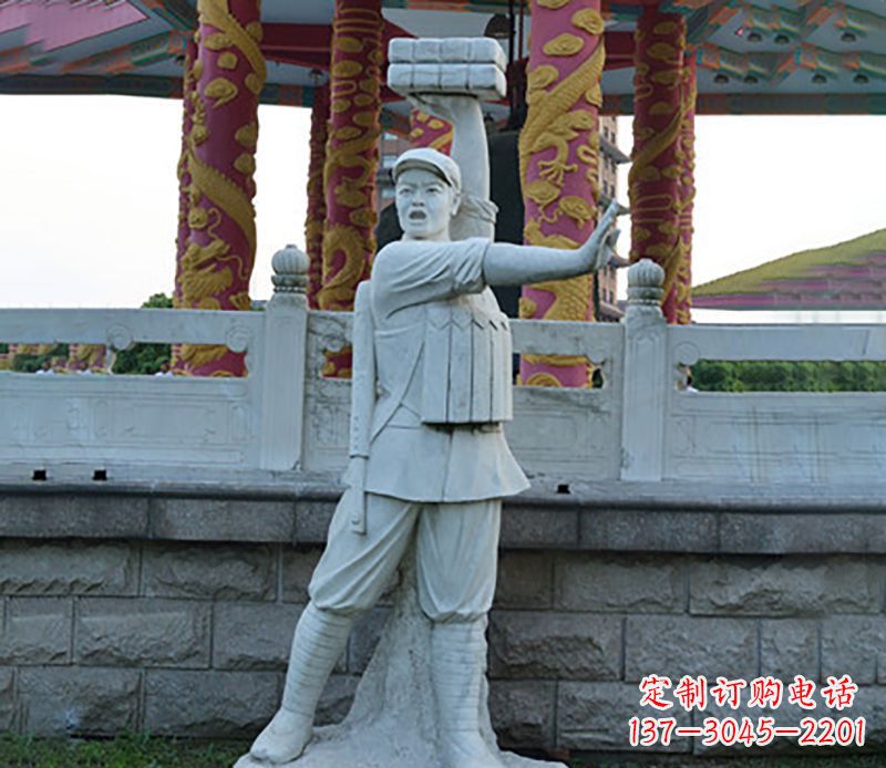 安阳董存瑞石雕:一种传承精湛工艺的艺术品