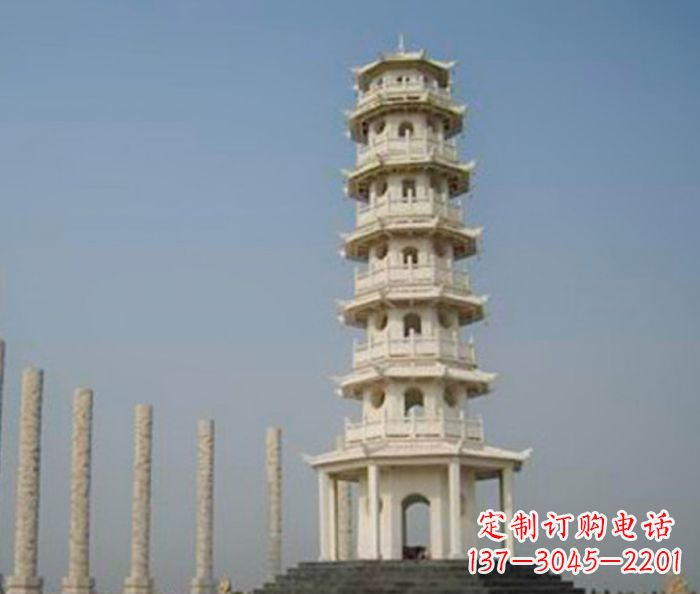 安阳多层宝塔石雕:极致精美的雕塑艺术