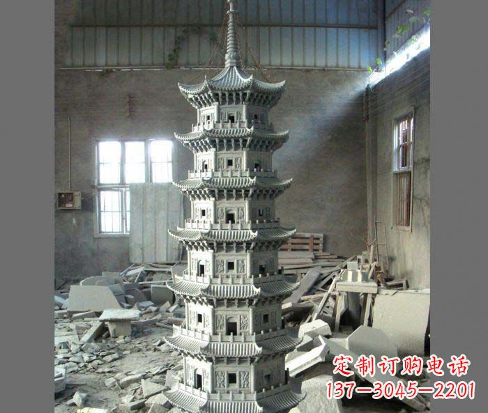 安阳多层宝塔石雕,让您的景观更加出彩