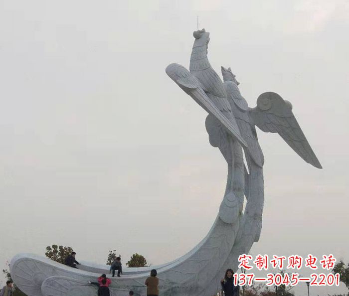 安阳中领雕塑:凤凰石雕,精美瑰丽的艺术品