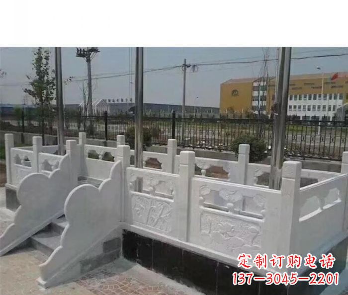 安阳完美的城市景观--汉白玉升旗台石雕
