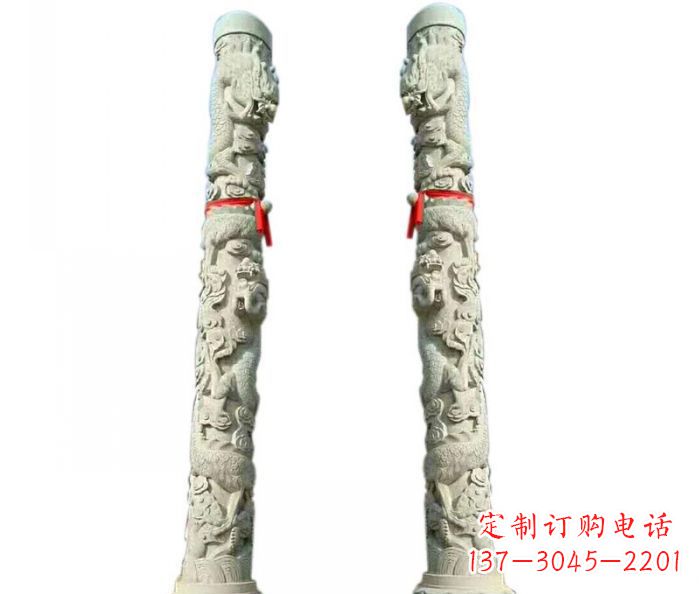 安阳时尚的盘龙柱石雕,给你不一样的空间