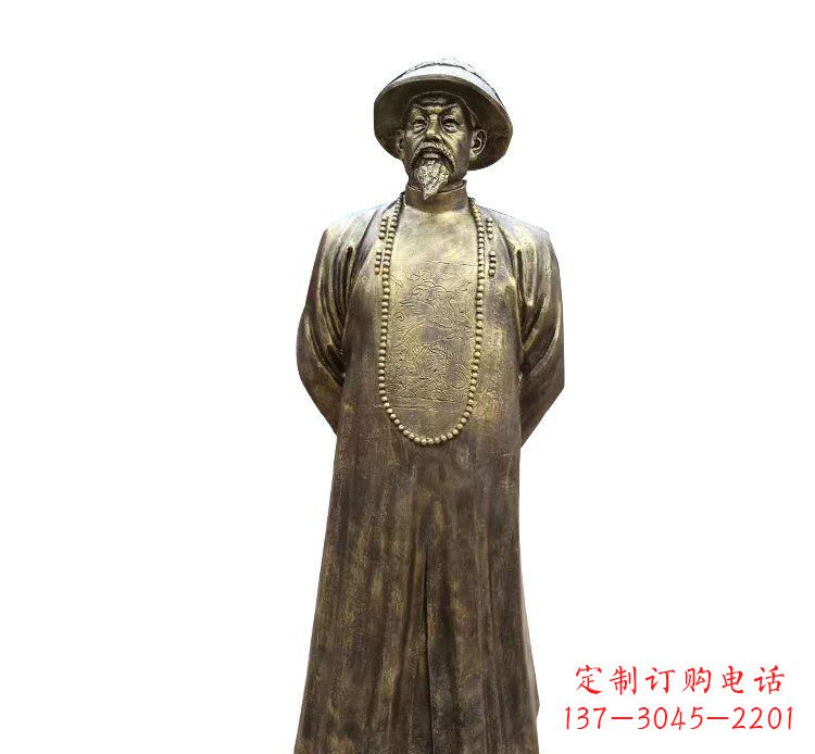 安阳纪念林则徐的铜雕精品