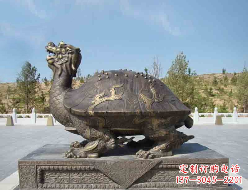 安阳我们中领雕塑特制的精美广场青铜龙雕塑