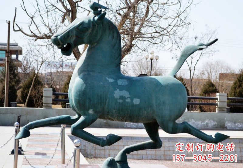 安阳艺术品马踏飞燕铜雕塑