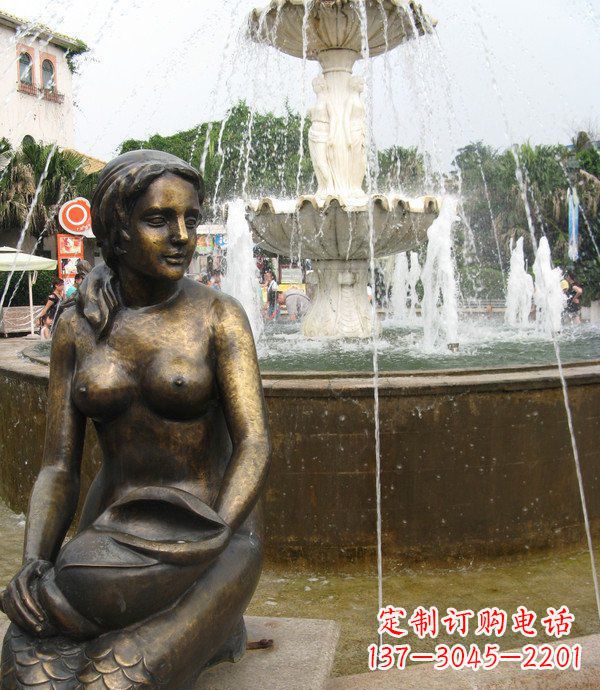 安阳海螺景观铜雕展现经典之美