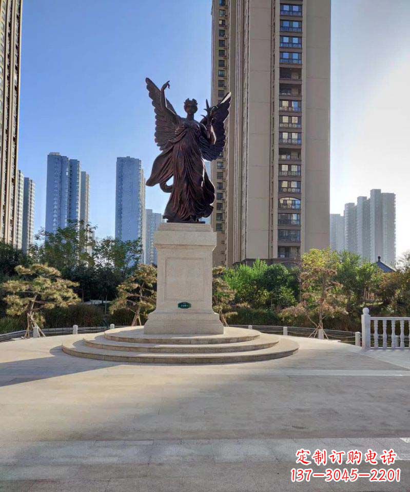 安阳中领雕塑:精致的女神铜雕