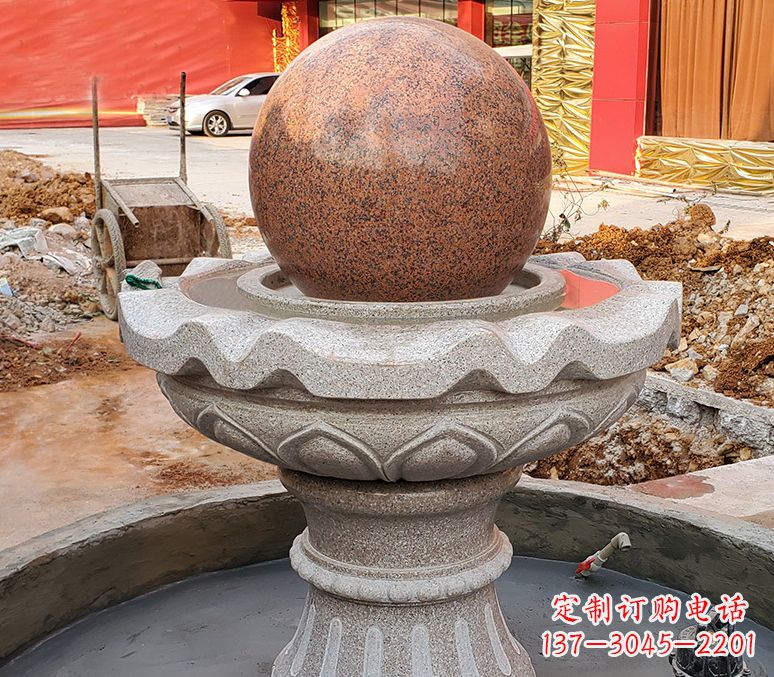 安阳精美喷泉石雕塑,点缀室外美感