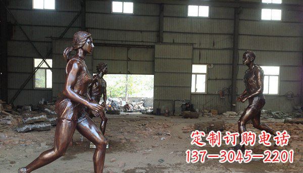 安阳专为你而立!雕刻优雅女生铜雕