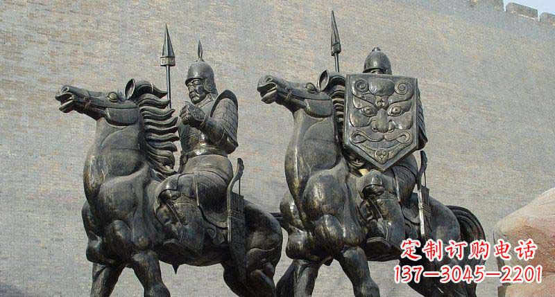安阳中领雕塑推出的将军铜雕以古代将军的形象为…
