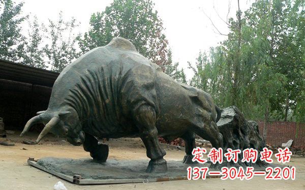 安阳新中国拓荒牛铜雕,传承中国传统文化