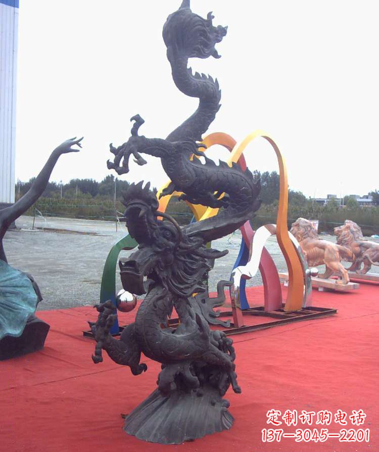安阳精美铜雕龙,汇聚古典气息