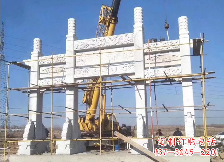 安阳中领雕塑:体现和平与美的石牌坊雕塑