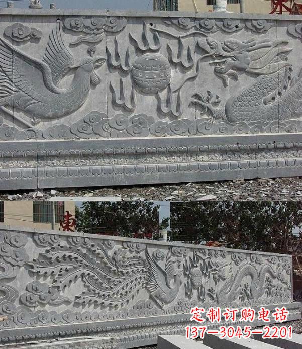 安阳精美石浮雕影壁雕塑