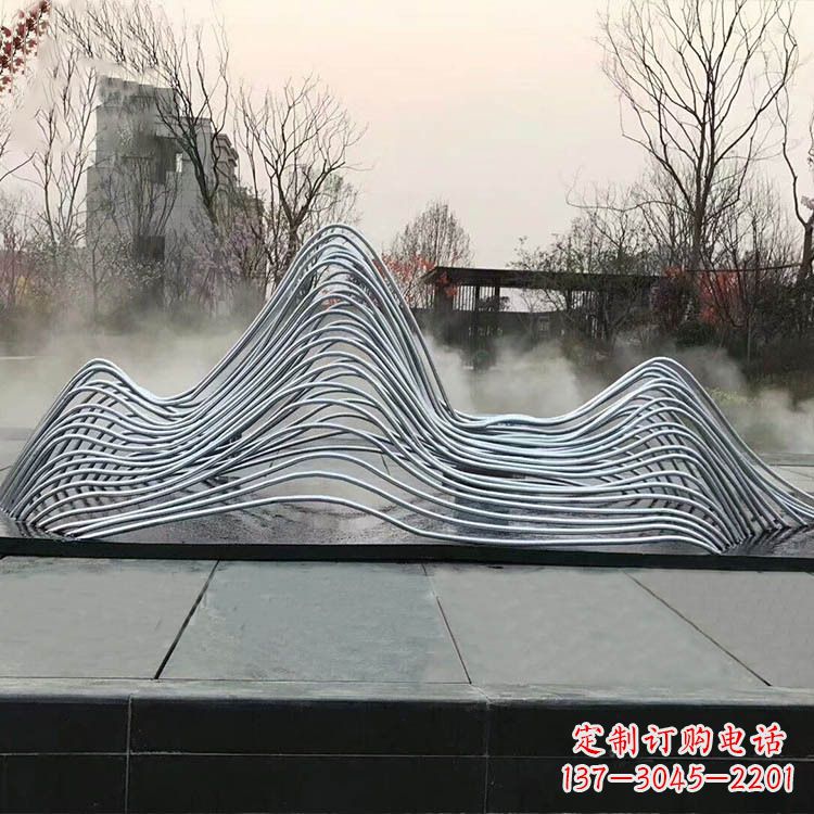 安阳专业定制不锈钢假山雕塑