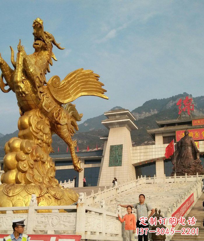 安阳感受古朴雅致的麒麟雕塑