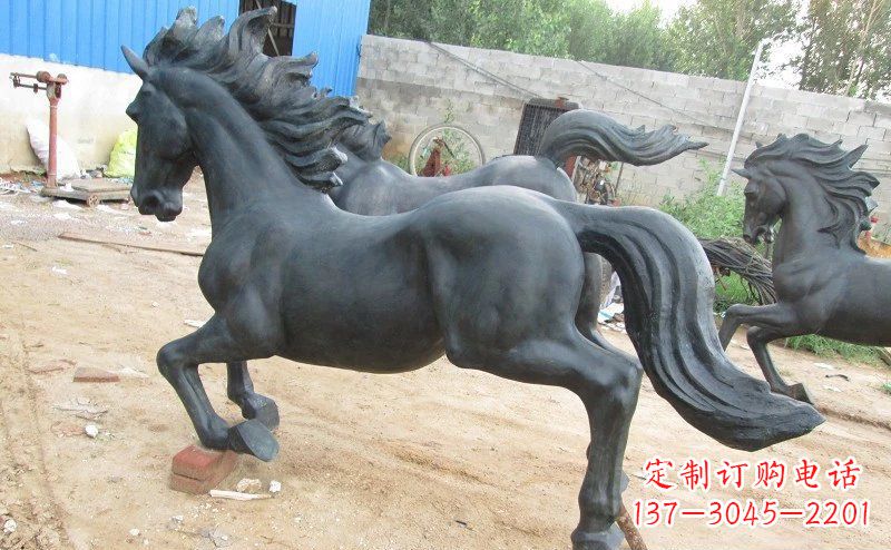 安阳铜奔马雕塑:一马当千军