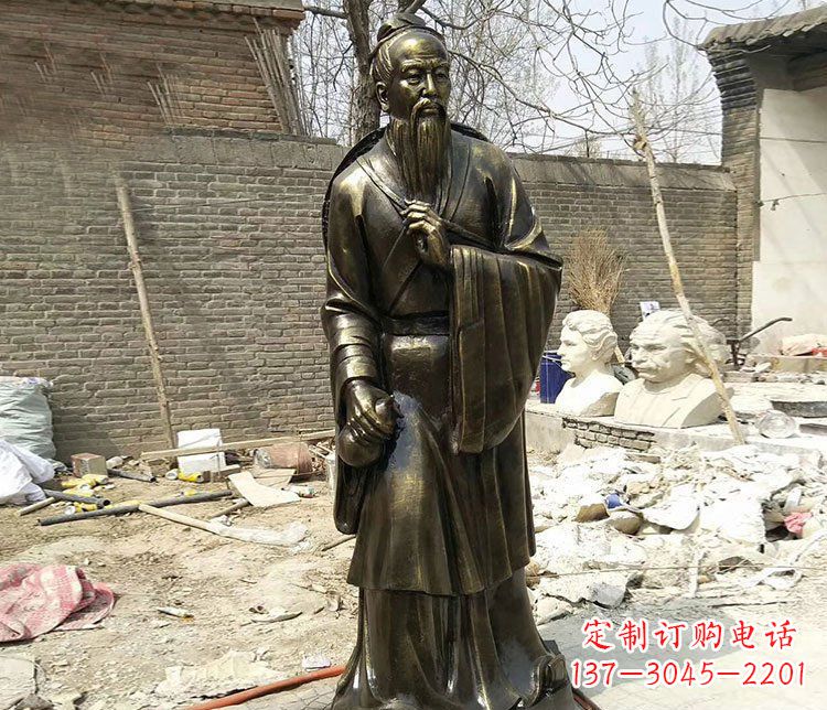 安阳传承医德耀中华——华佗铜雕