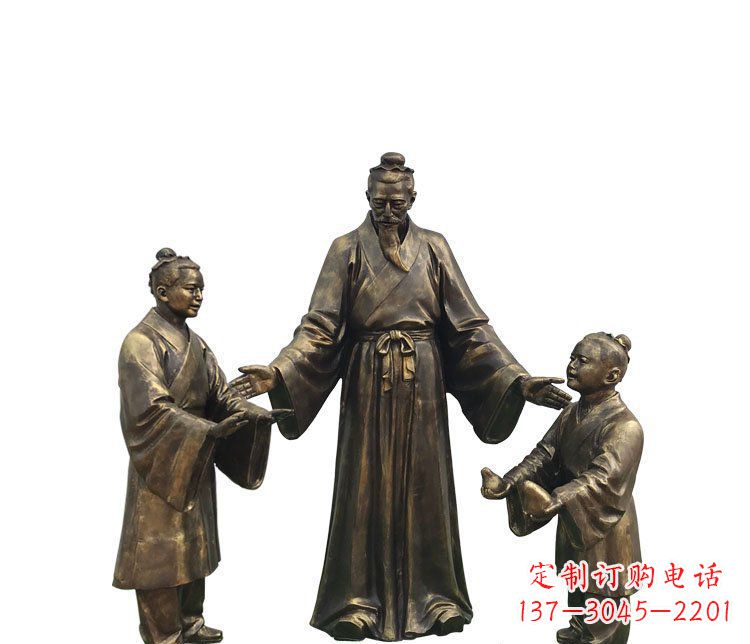 安阳精美铜雕孔融雕塑,温柔释放你的情怀