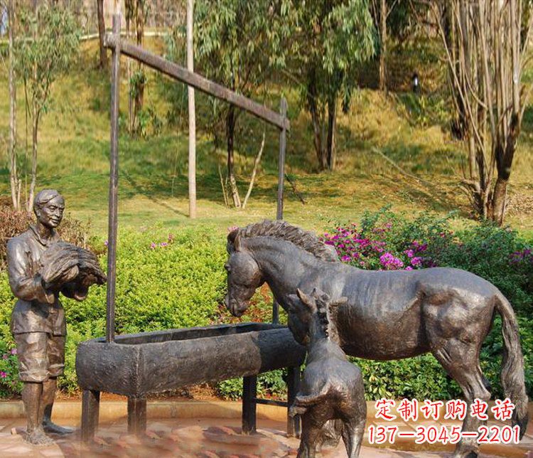 安阳高端定制铜雕动物雕塑