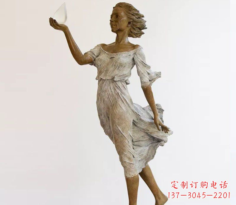 安阳精美铜质西方美女雕塑