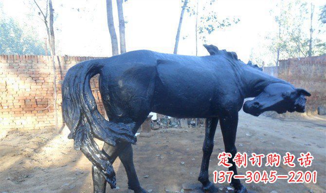 安阳中领雕塑,马出奇制——铜马动物铜雕