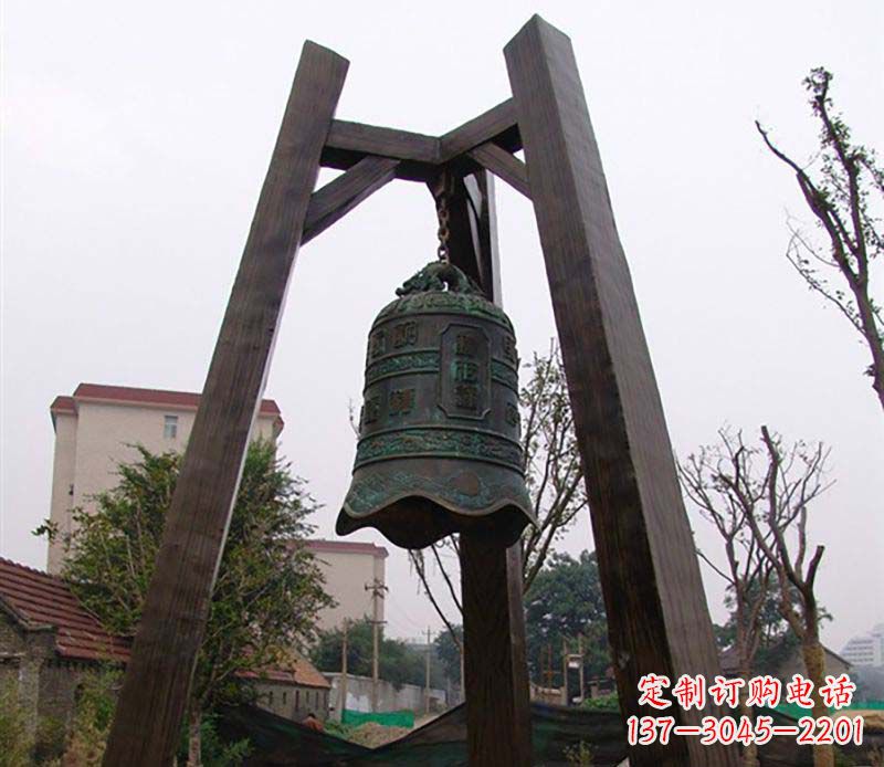 安阳大型铜钟雕塑——倍受关注的雕塑定制品