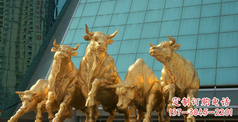安阳五牛铜雕,装点你的家居空间
