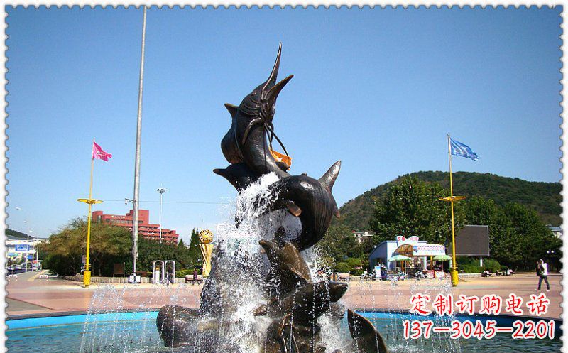 安阳铜雕喷泉,引领美观大气