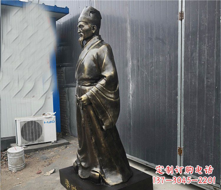 安阳铸铜李时珍医学家雕塑,致敬伟大的医学先驱