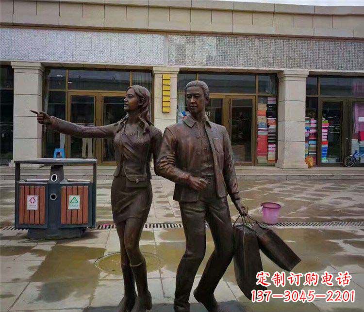 安阳唯爱永恒:情侣雕塑