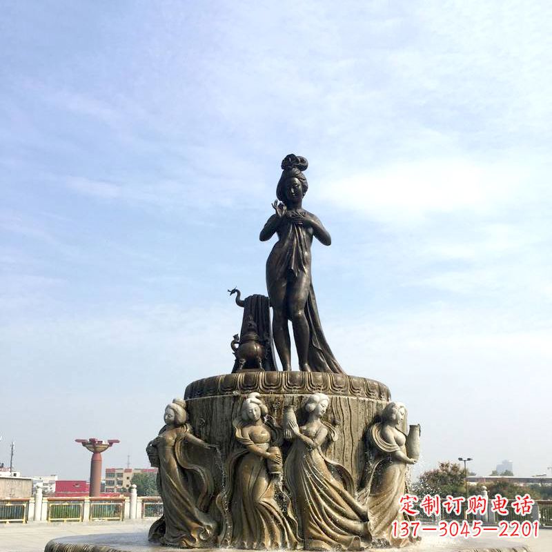 安阳贵妃出浴景观雕塑，打造大象魅力