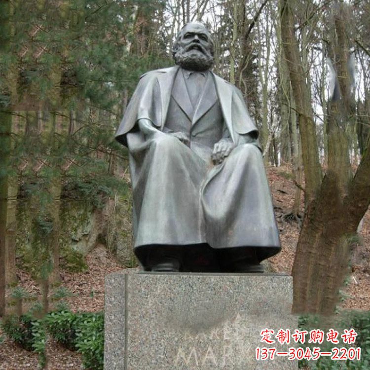 安阳中领雕塑:马克思铜雕像——传承马克思思想,永载历史