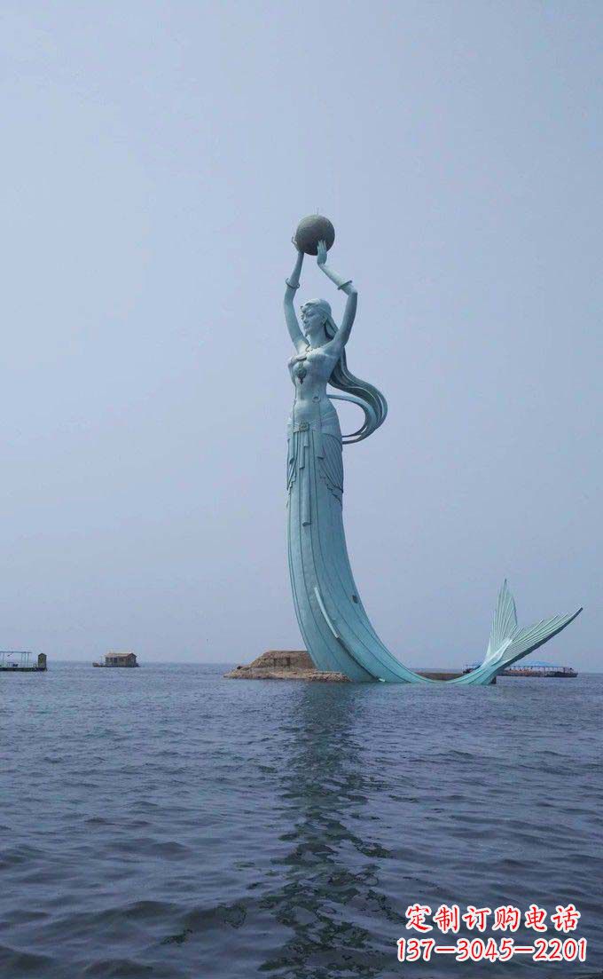 安阳海洋美人鱼不锈钢雕塑