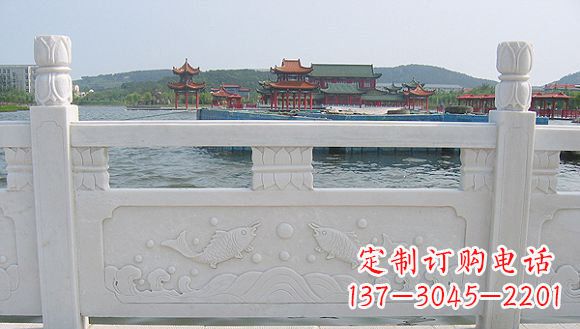 安阳海边汉白玉栏板雕塑