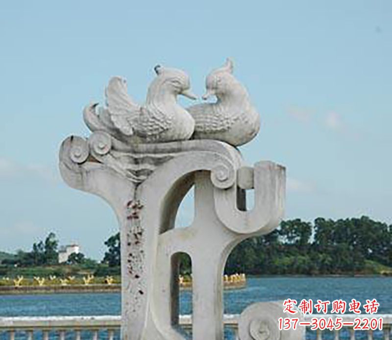 安阳海边石雕鸳鸯景观是由中领雕塑提供的一种非…