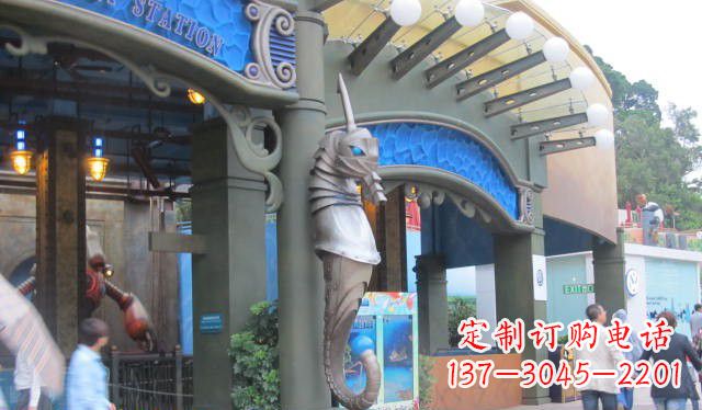安阳海马铜雕,一流的马雕塑制作