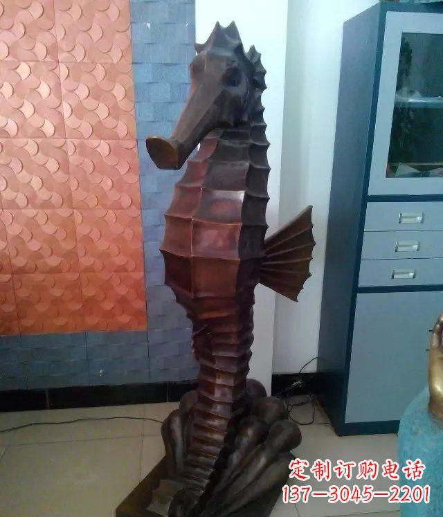 安阳海马铸铜动物雕塑,品质保证