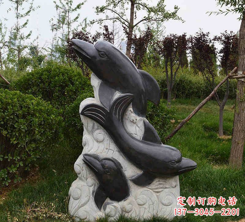 安阳特色海豚雕塑,带您体验最真实的海洋梦想