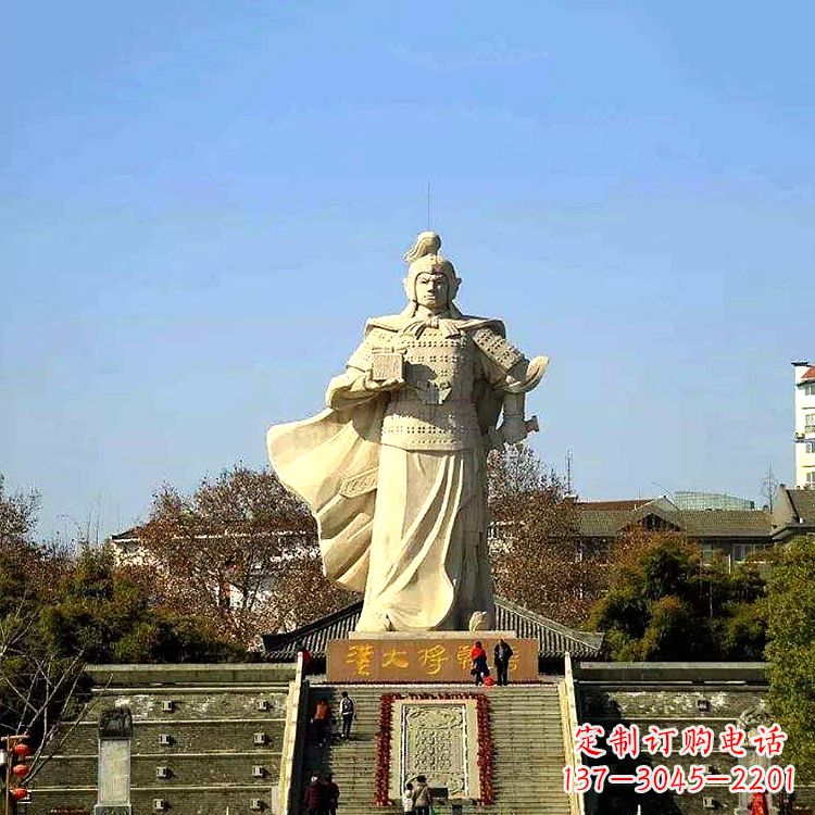 安阳韩信西汉军事家雕像,引领西汉文化风采