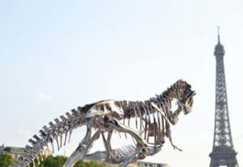 安阳精美不锈钢恐龙雕塑
