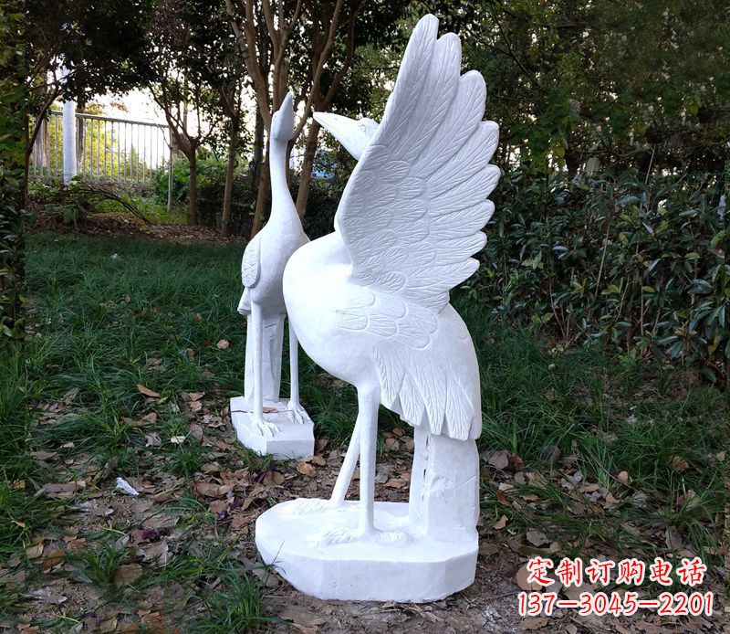 安阳艺术级典雅的丹顶鹤雕塑